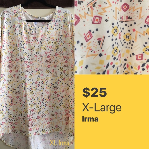 LuLaRoe Irma Top - Picture 1 of 3